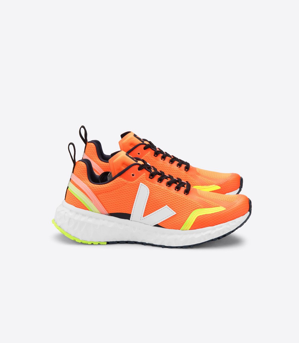 Veja Sneakers Mens - Condor Mesh - Orange/White - 3216OQDBT